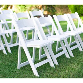 Chaise wedding blanche